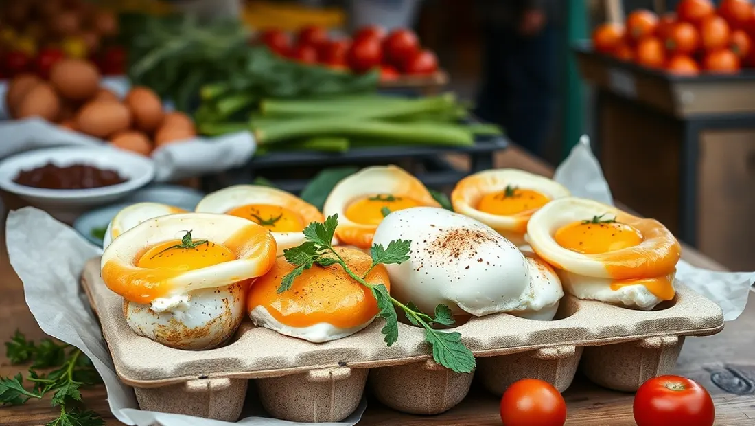 Huevos revueltos con espinacas y tomate.