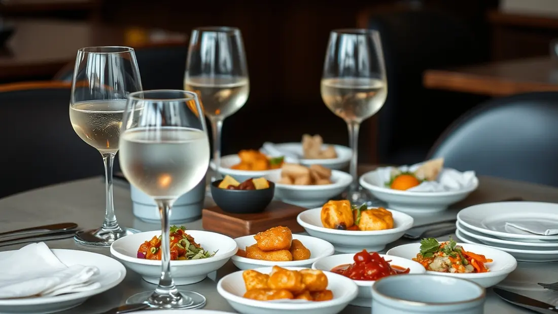 Tapas y sidre en un ambiente acogedor.