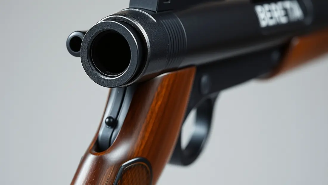 Diseño del cañón y el culata de Beretta 390.