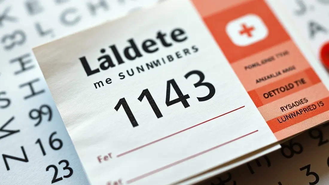 Un billet de loterie avec un numéro gagnant.