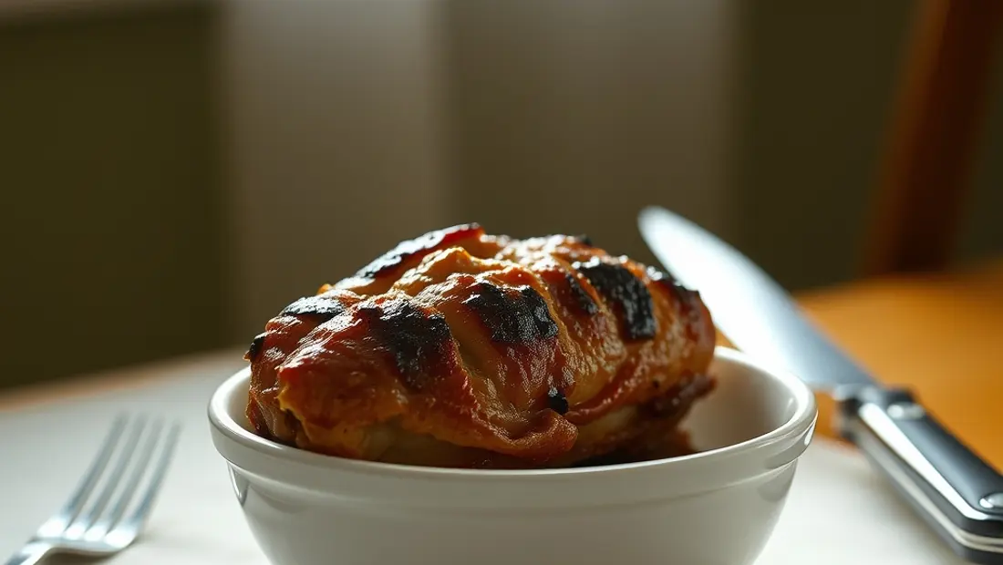 Costilla de Adán con utensilios de cocina