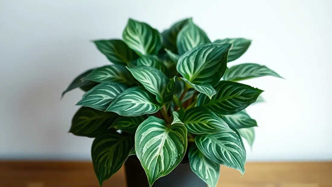 Planta Tradescantia zebrina en un jardín interior