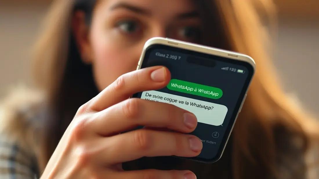Una mano sosteniendo un smartphone con expresión de sorpresa