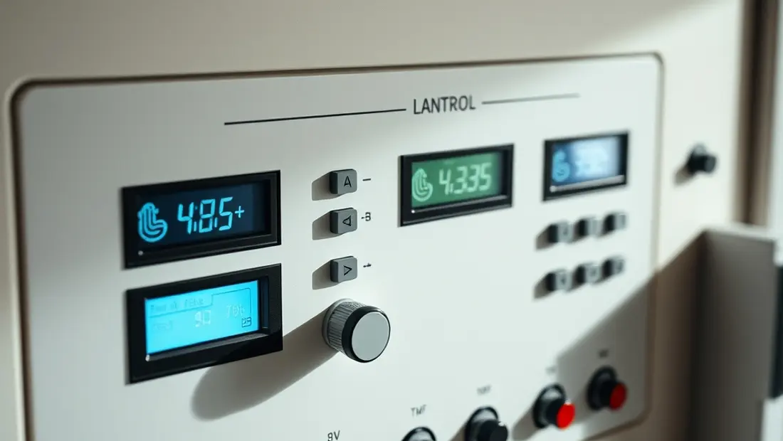 Pantalla de control de seguridad en detalle.