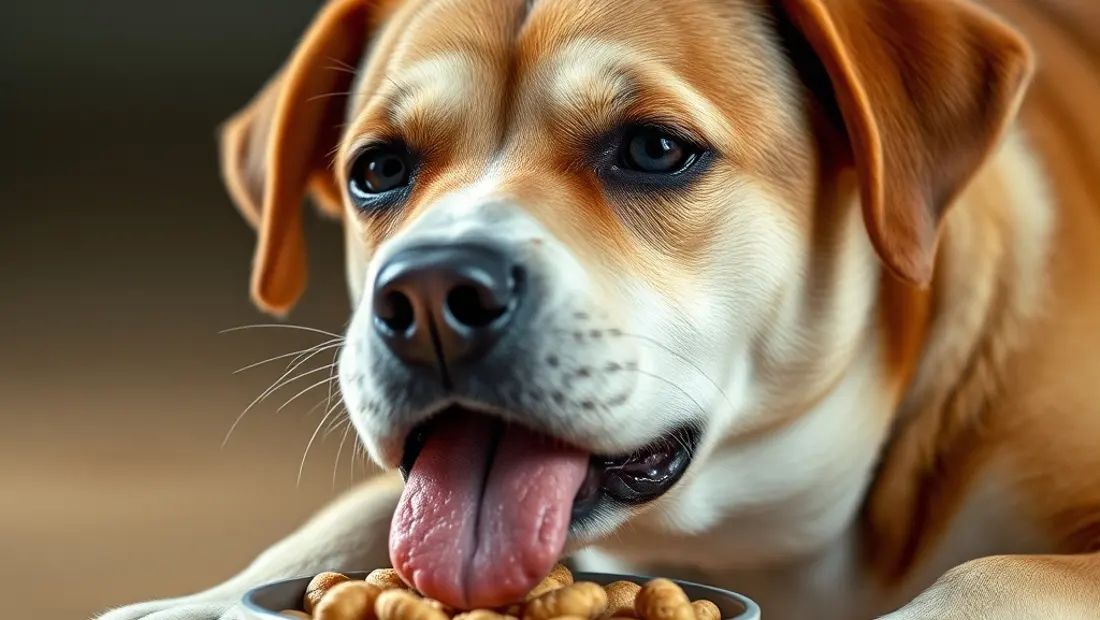 Un perro con diarrea