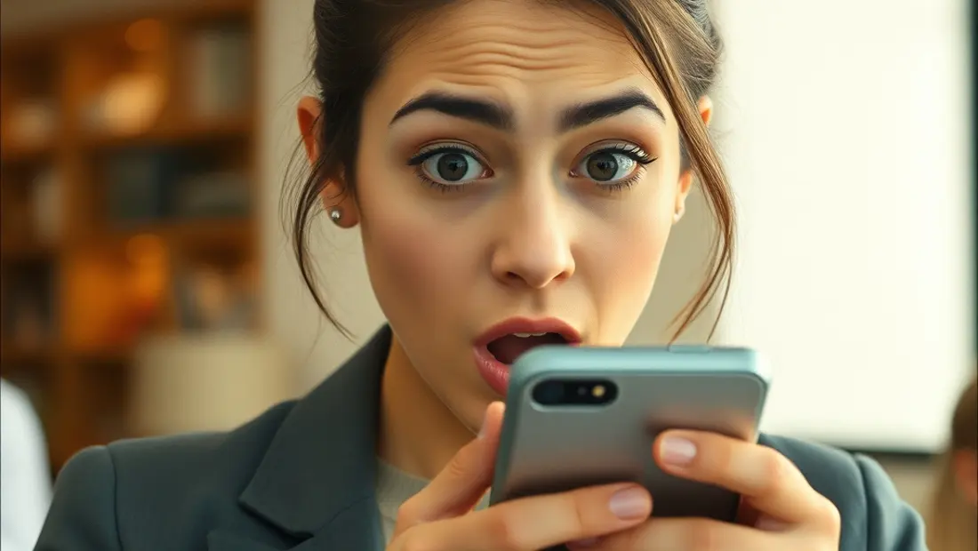 Persona mirando su teléfono en una banca
