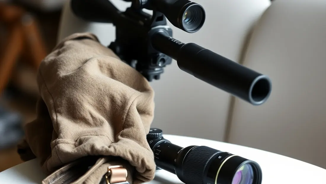 Armas de fuego en una mesa de prácticas.