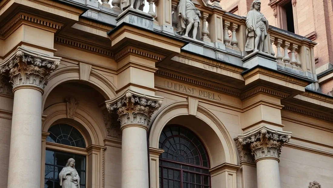 Fachada de la Universidad de Salamanca, detalle arquitectónico