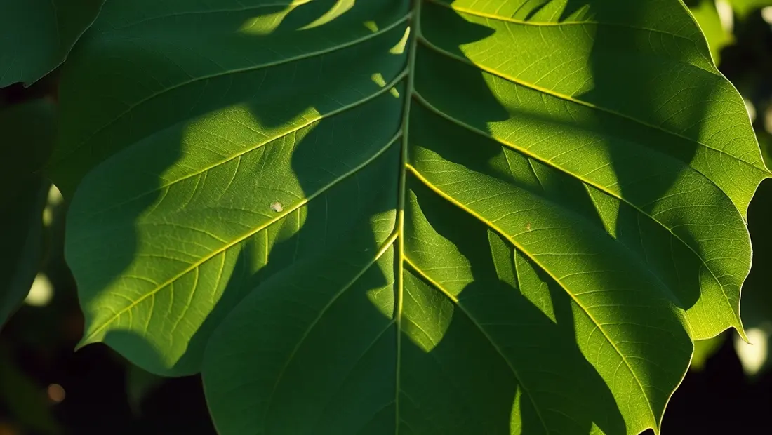 Hoja de Ficus lyrata