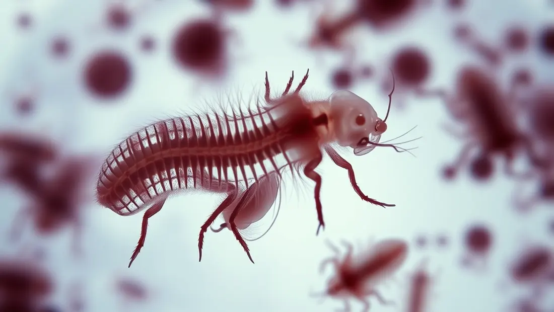 Muestra de heces con Giardia lamblia