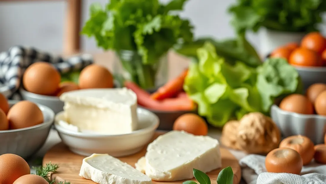 Ingredientes para dieta keto