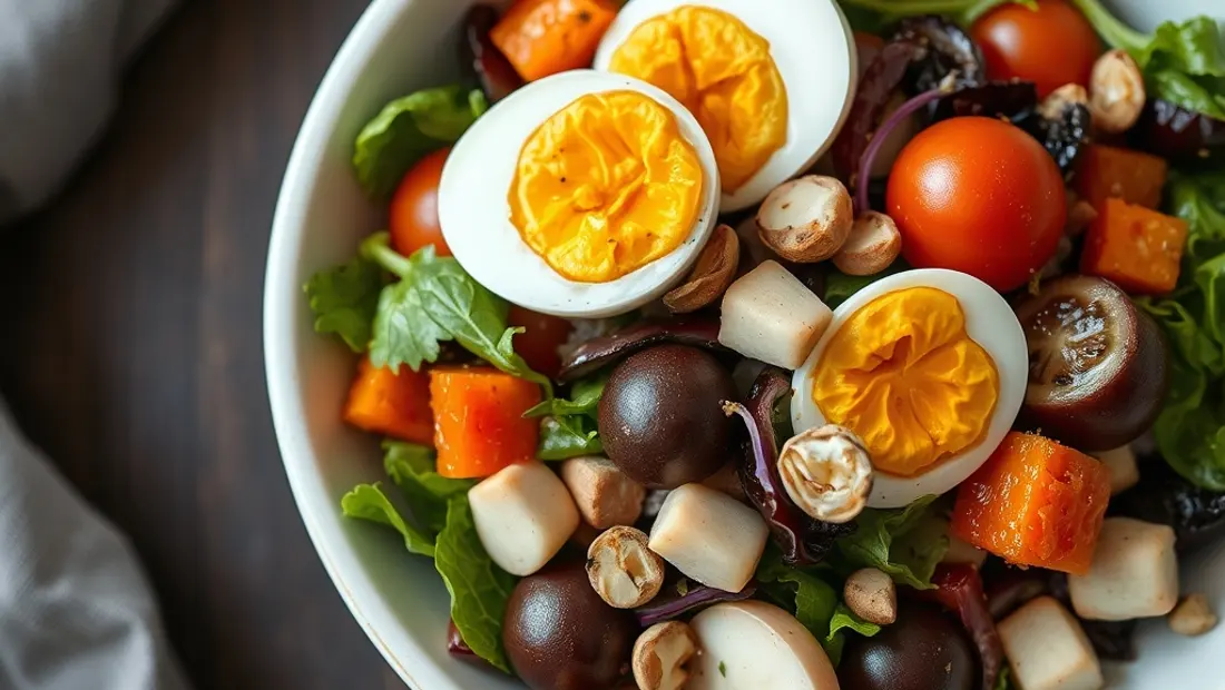 Salada de dieta keto