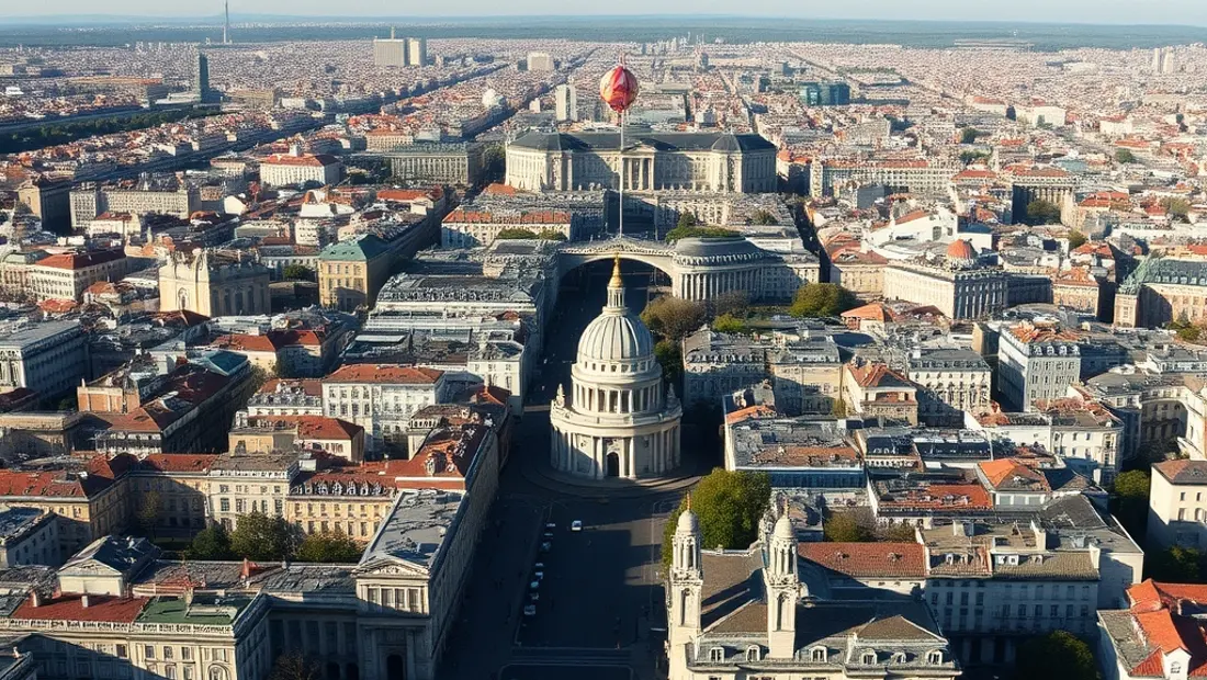 Panorama de Madrid con sus monumentos y barrios