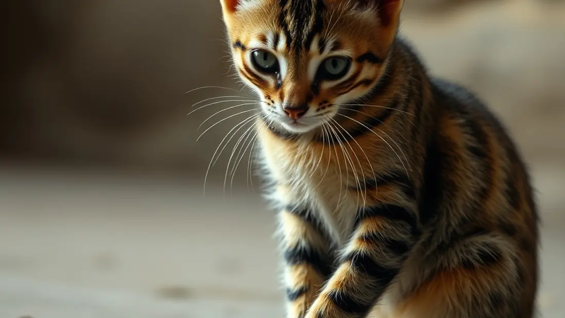 Gato se lustra
