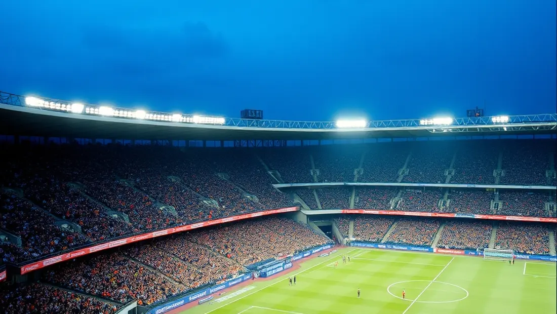 Un estadio lleno de aficionados antes de un partido
