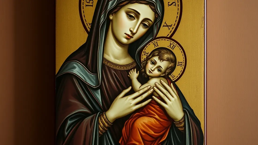 La Vierge María con el Niño Jesús