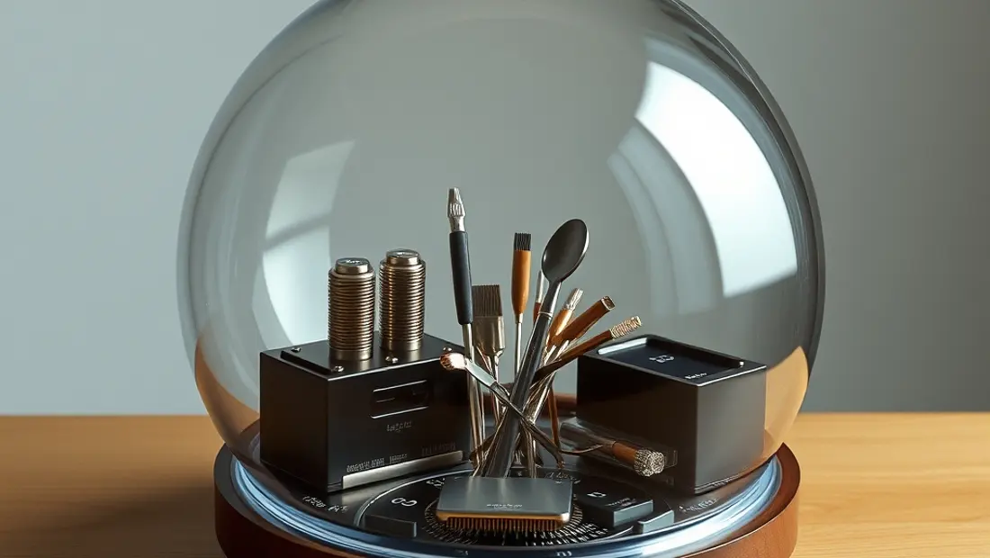 Intérieur d'un disque dur universel