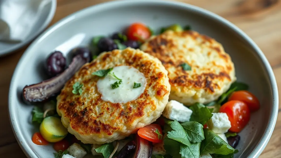 Comida saludable con arroz tostado