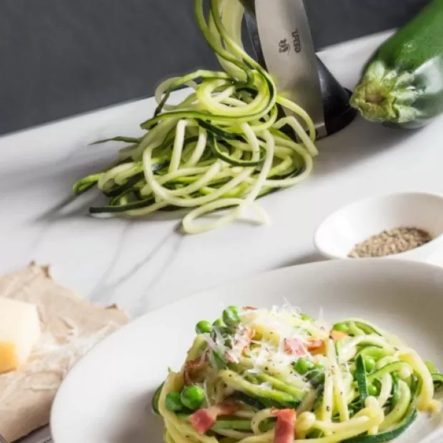 Espaguetis de calabacín y otras pastas de verdura: sin gluten y riquísimos