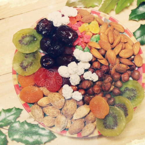 Aprende a reutilizar frutos secos y frutas desecadas en Navidad